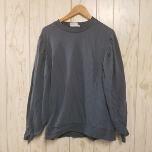 Weekday Gray Balloon Sleeve Oversized Sweater M